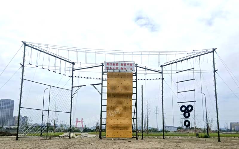 浙江杭州某部心理行為訓(xùn)練場(chǎng)器械建設(shè)完成